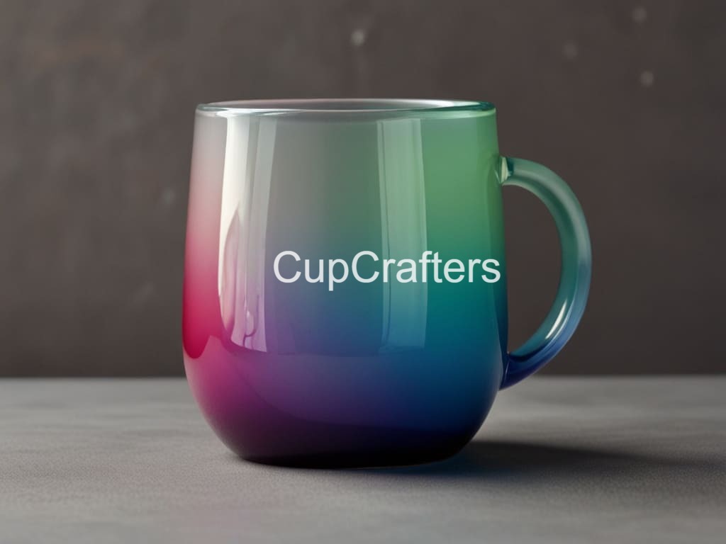 Gradient Glass Mug